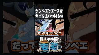 【めっちゃカメレオン】サボをジンベエとエースがつめるｗｗｗｗｗ #めっちゃカメレオン 　#ワンピース #onepiece