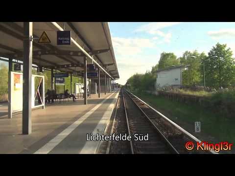 Führerstandsmitfahrt S-Bahn Berlin - Potsdamer Platz - Teltow Stadt S25