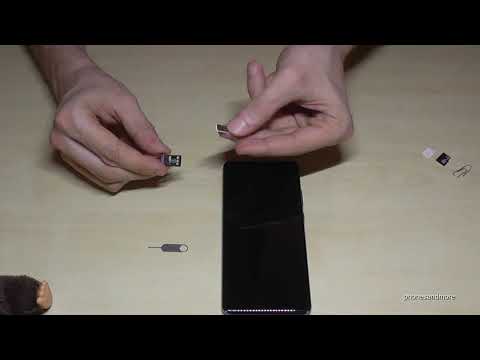 Huawei P40 (Pro): How to insert the SIM card? Installation of the 2 nano SIM cards