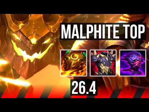 MALPHITE vs RENEKTON (TOP) | 47K damage, Good KDA: 9/2/22 | KR Master | 26.4