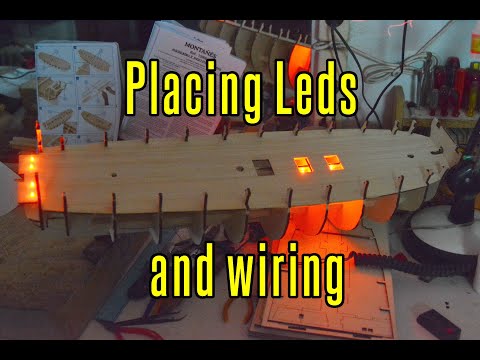 Montanes - part 5 Placing Leds And Wiring