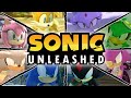Sonic Unleashed Multiple Characters Playthrough All Day Stages