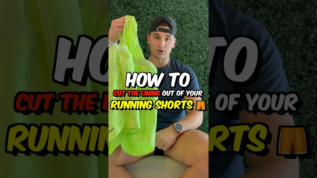How To Cut The Lining Out Of Your Running Short 🏃🏻‍♂️🩳