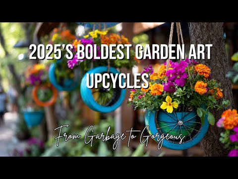 From Garbage to Gorgeous: 2025’s Boldest Garden Art Upcycles That Will Leave You Speechless!