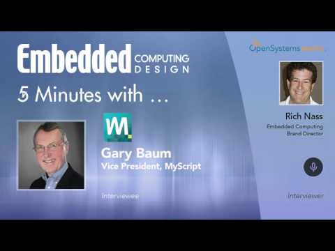 Five Minutes With?Gary Baum, Vice President, MyScript