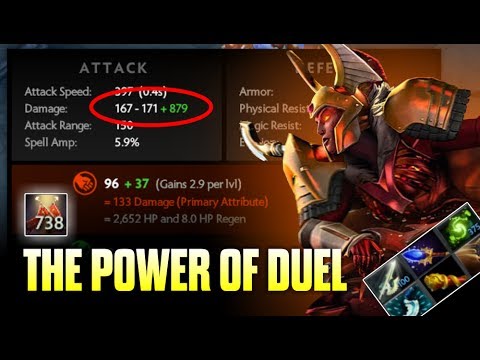 THE POWER OF DUEL - SingSing Legion Commander Comeback - Top MMR Player Dota 2