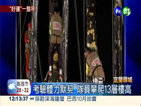 頭城搶孤爭霸 杏輝藥廠隊奪冠