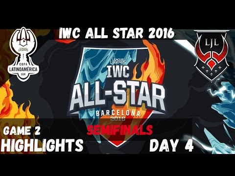 🔥 LAS vs LJL ️❄️ Game 2 Highlights | IWC All Star Barcelona 2016 D4 | Latin America South vs Japan