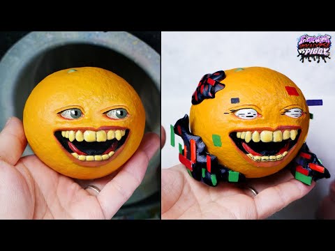 [FNF] Making Corrupted Annoying Orange Sculpture SLICED [Learn With Pibby] - Friday Night Funkin'