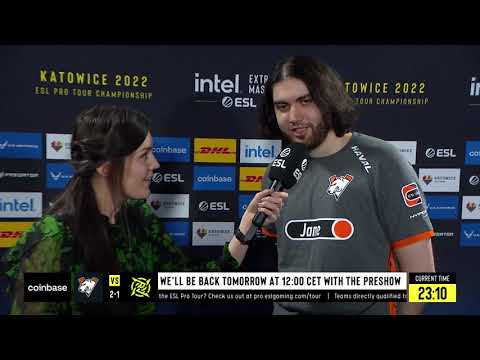 Jame Time Post match Interview I IEM Katowice 2022