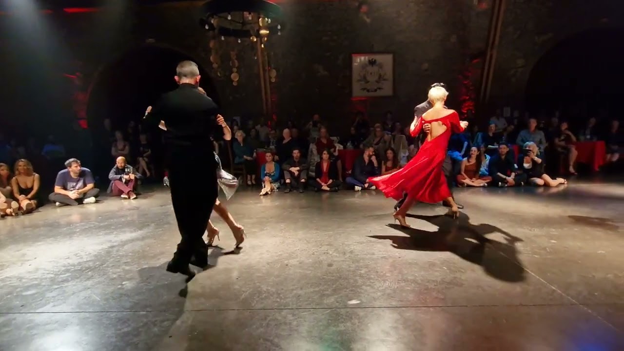 Joe Corbata/Lucila Cionci e Juan Marchetti/Tamara Bsiceglia no Milongueros All Aboard em 25/11/22.