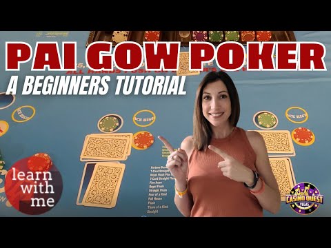 🔵 Let's Learn To Play! PAI GOW POKER - A Beginner's Guide with @CasinoQuest