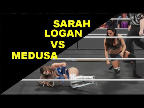 WWE 2K19 Sarah Logan vs Medusa - Knockout Match