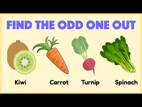 Find the Odd One Out | Odd One Out Challenge for Kids | Picture Quiz for Children