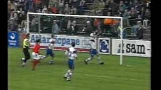 preview picture of video 'Faroes - Malta 2-1. 1998 World cup qualifiers. Part 2. Captain's tragedy in triumph'