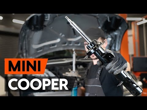 How to change a front shock strut on MINI COOPER 1 (R50, R53)\u00a0[TUTORIAL AUTODOC]