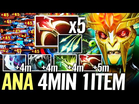 🔥 ANA Medusa Carry 4MIN 1ITEM — Daedalus 5x Split 225% CRIT Big Stack Fastest Farm Dota 2 Pro