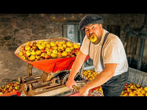 I'm renovating my cider press to make cider.