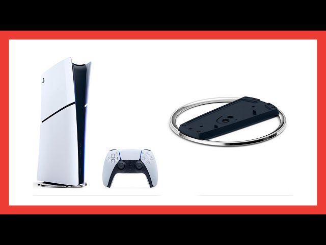 Vídeo relacionado con RongZy Soporte Base para PS5 Slim Sólo Aplicable a la Versión Digital Soporte Vertical Compatible con PlayStation 5 Slim Consola Accesorio(Negro,Edición Digital)