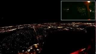 preview picture of video 'GoPro Night Flight from Lodi to Sacramento'