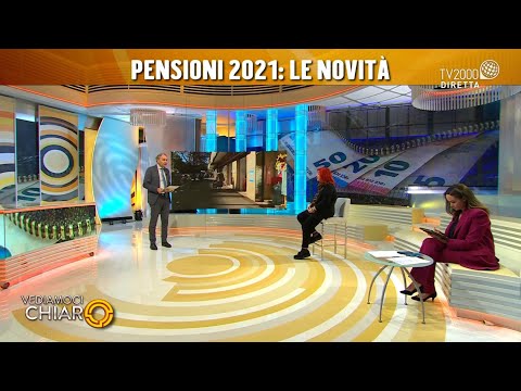 Vediamoci Chiaro, 22 febbraio 2021 - Pensioni 2021: le novità