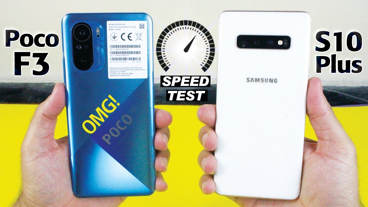 Poco F3 vs Samsung Galaxy S10 Plus - Speed Test & Video Rendering Test⚡