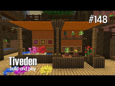 Minecraft Build & Play - Tiveden #148 - Coral and Flower Shop Open For Business
