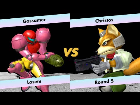 Moonwalk #49 | Gossamer (Samus) vs Christos (Fox) | Melee LR5