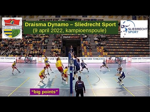 2022-04-09 Draisma Dynamo - Sliedrecht Sport (kampioenspoule) "big points" in 12 minuten