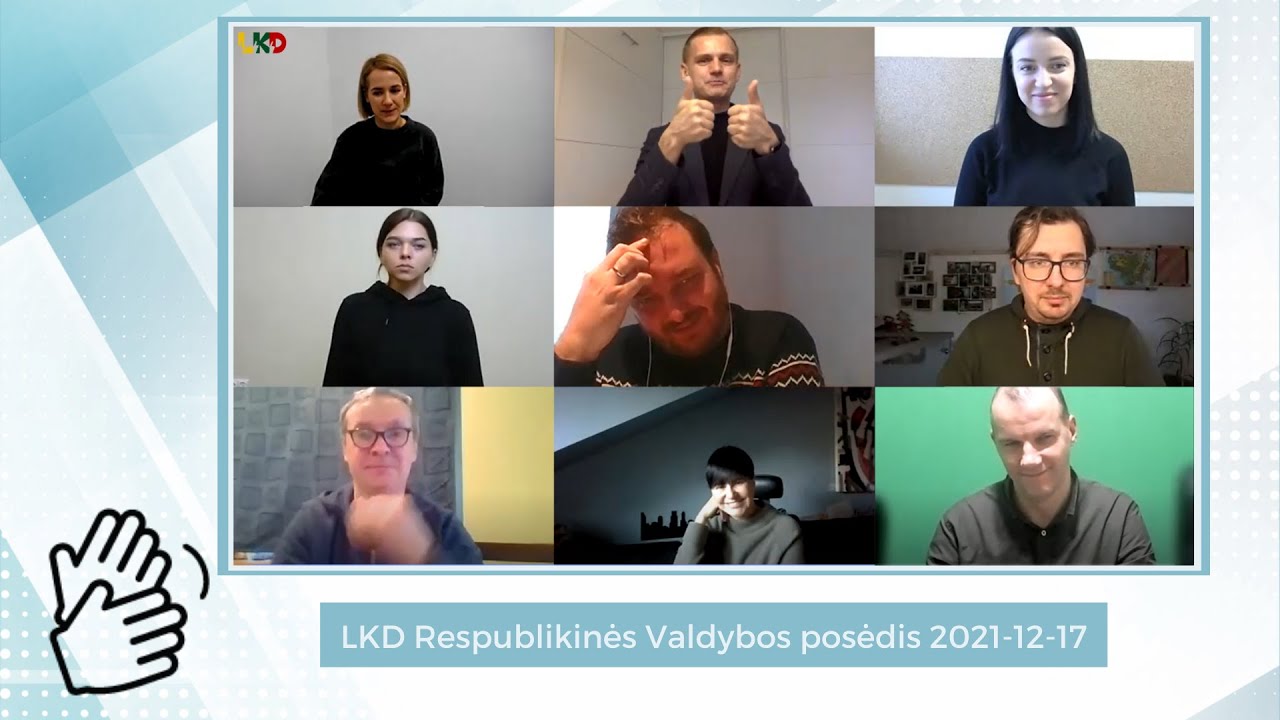 Įvyko paskutinis šiais metais LKD Valdybos posėdis