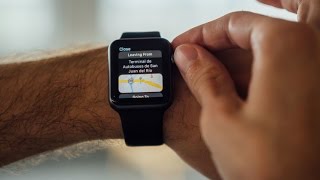 Busbud Apple Watch app demo
