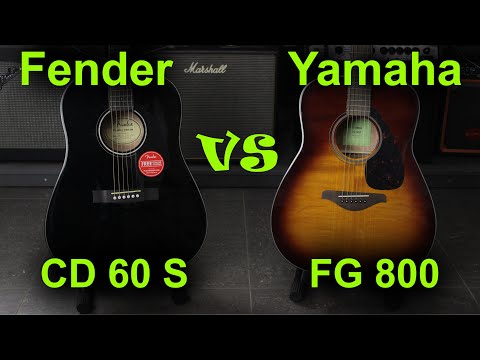 Yamaha FG800 VS Fender CD60S - Guitar Battle #21