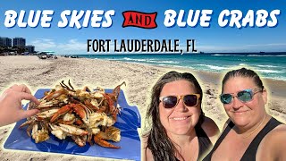 A DAY AT THE BEACH IN OUR HOME TOWN OF FORT LAUDERDALE, FL | PLUS WE HAVE A BLUE CRAB SEAFOOD BOIL