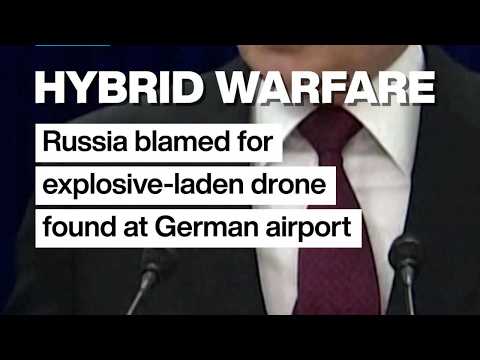 Russia blamed for explosive-laden drone found at German airport