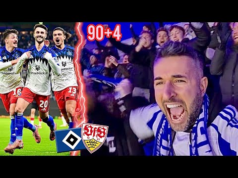 Der MOMENT als VIEIRA den VOLKSPARK zum BEBEN bringt🧨 HSV vs. Stuttgart Stadionvlog | Bardia Barati 