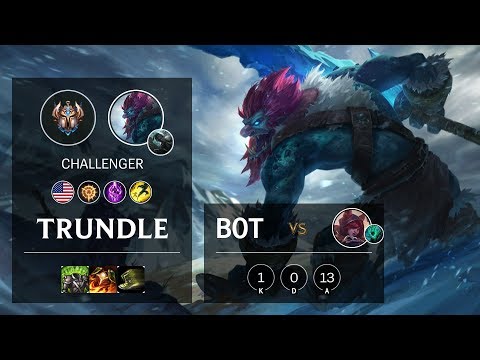 Trundle Bot vs Xayah - NA Challenger Patch 10.6