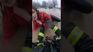 Download lagu Firefighter Hero Saves Flood Victim! mp3