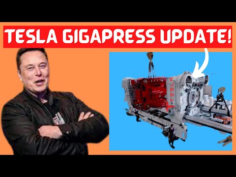Tesla GIGAPRESS For Cybertruck UPDATE!