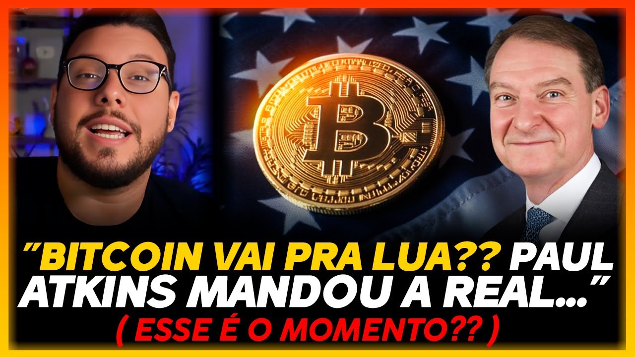 BITCOIN VAI PRA LUA?? PAUL ATIKINS REVELOU TUDO!