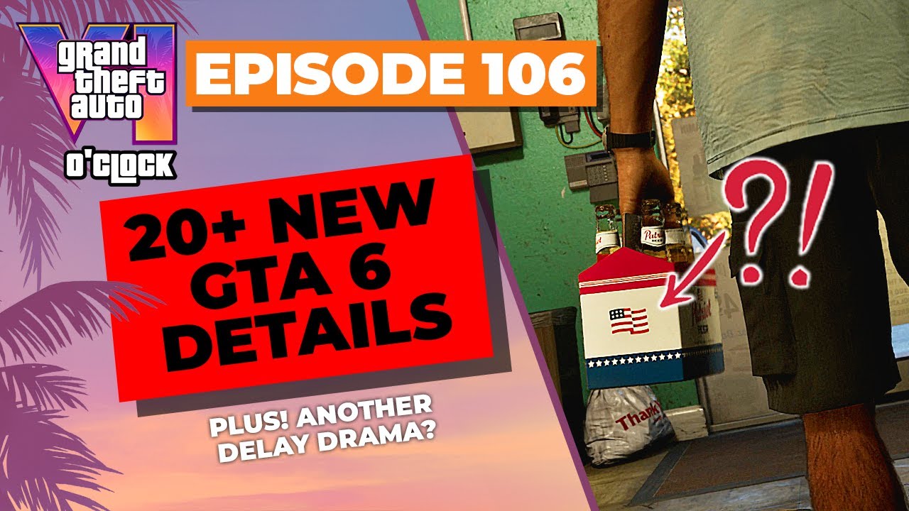 Over 20 New GTA 6 Details Emerge - GTA VI O'clock - Episode 106 - YouTube