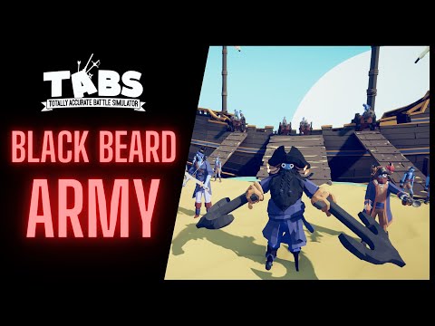Black Beard Army VS Every Faction Armies - TABS - Totally Accurate Battle Simulator