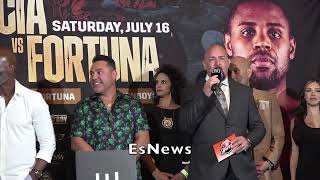 Final Face-Off & Weigh In Ryan Garcia Vs Javier Fortuna EsNews Boxing