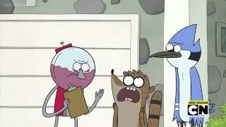 Regular Show - Benson and Rigby fight