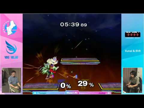 New Game+ XLII - Younger (Falco) vs JoyBoy (Falco) SSBM WR3