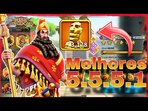 Melhores Comandantes Lendários 5.5.5.1 - Rise Of kingdoms