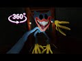 VR Poppy Playtime chapter 3 - Huggy Wuggy Chase - Scary Horror 360° VR video