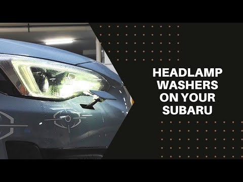 Omg! Did you know the SUBARU XV cleans it's own headlamps?!