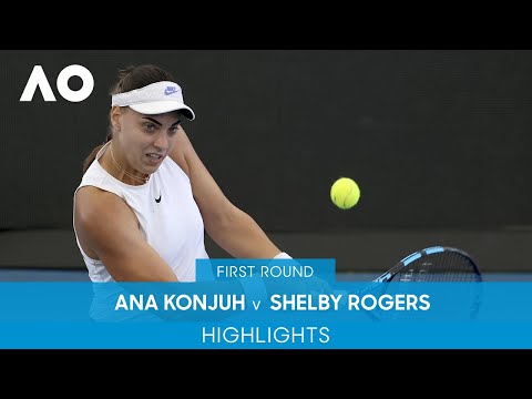 Ana Konjuh v Shelby Rogers Highlights (1R) | Australian Open 2022