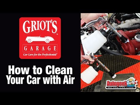 Clean your car with air - Griot's Garage Air Pulse Cleaning Gun