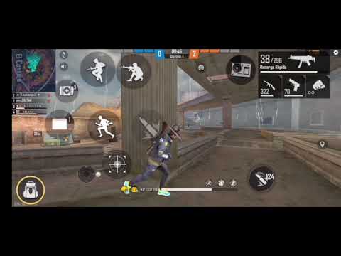 Jugando en el Huawei Y6 2019 Free Fire